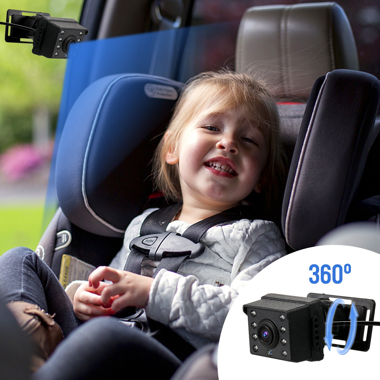 1080P Baby Car Mirror with 4.3 - огляд і ціна Baby Nursery Camera