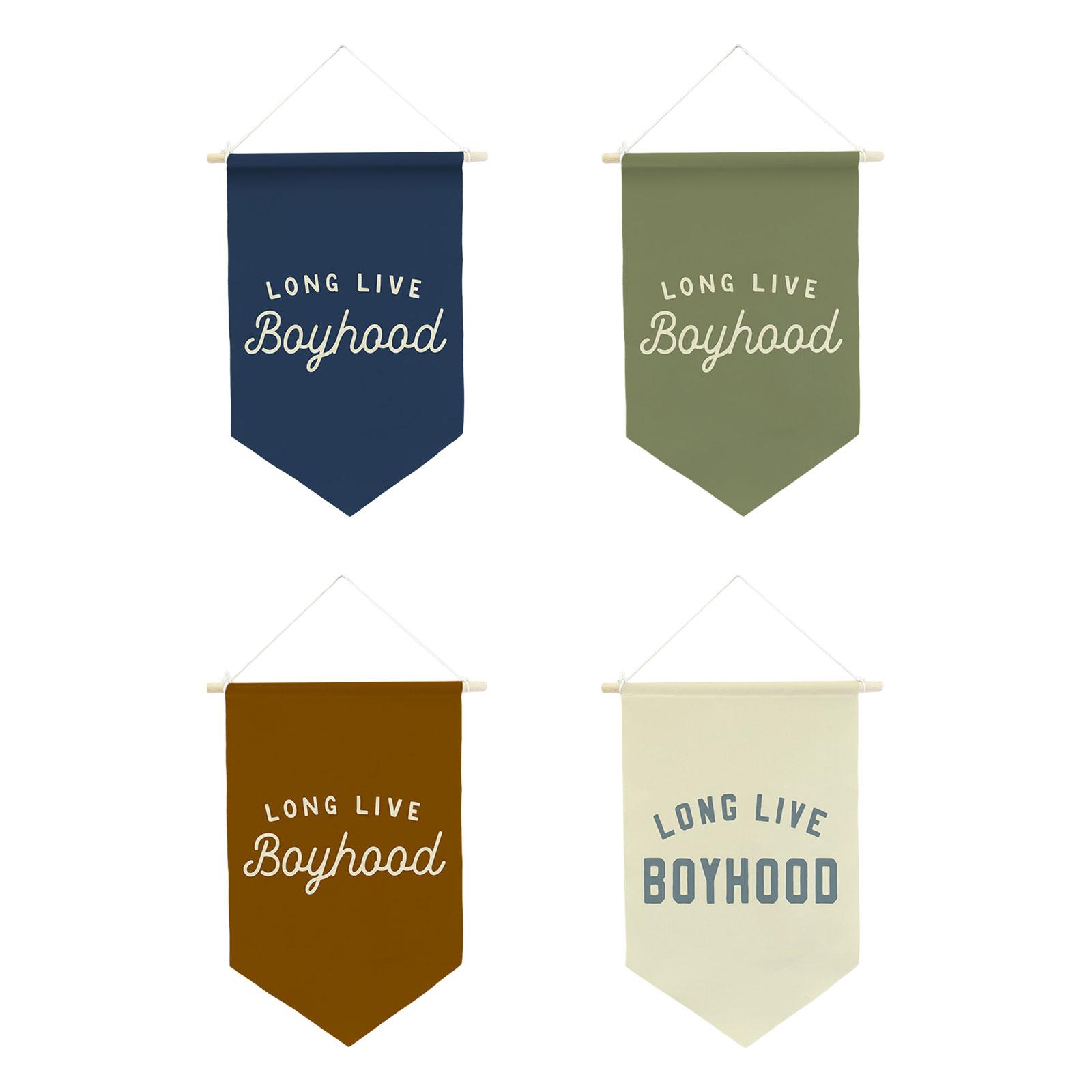 Long Live Boyhood Banner Displ - огляд і ціна Baby Nursery Decor Boy
