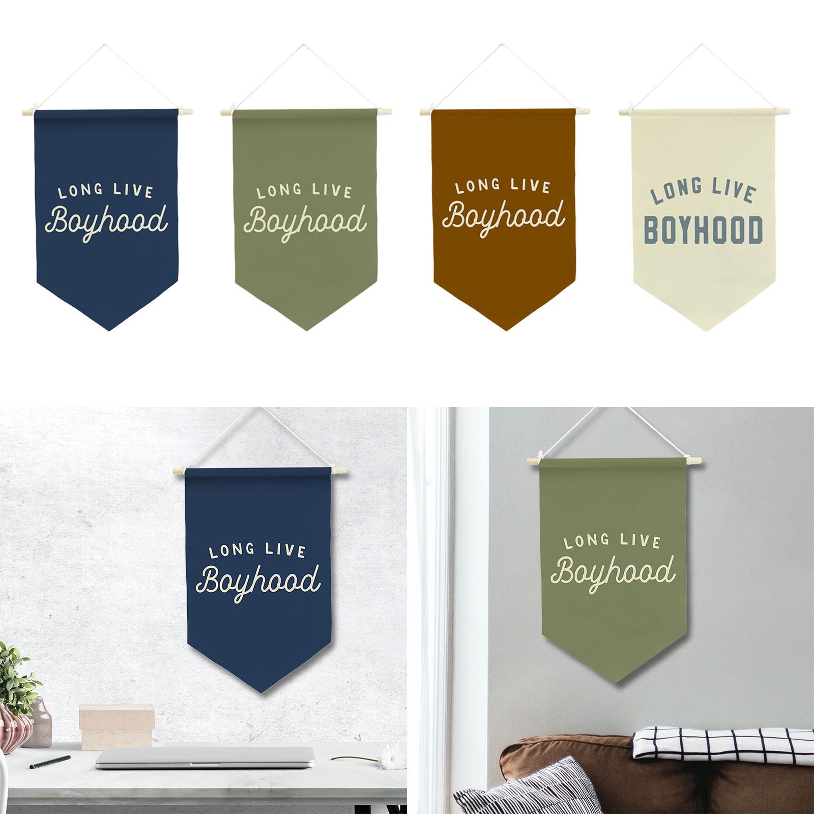 Long Live Boyhood Banner Displ - огляд і ціна Baby Nursery Decor Boy