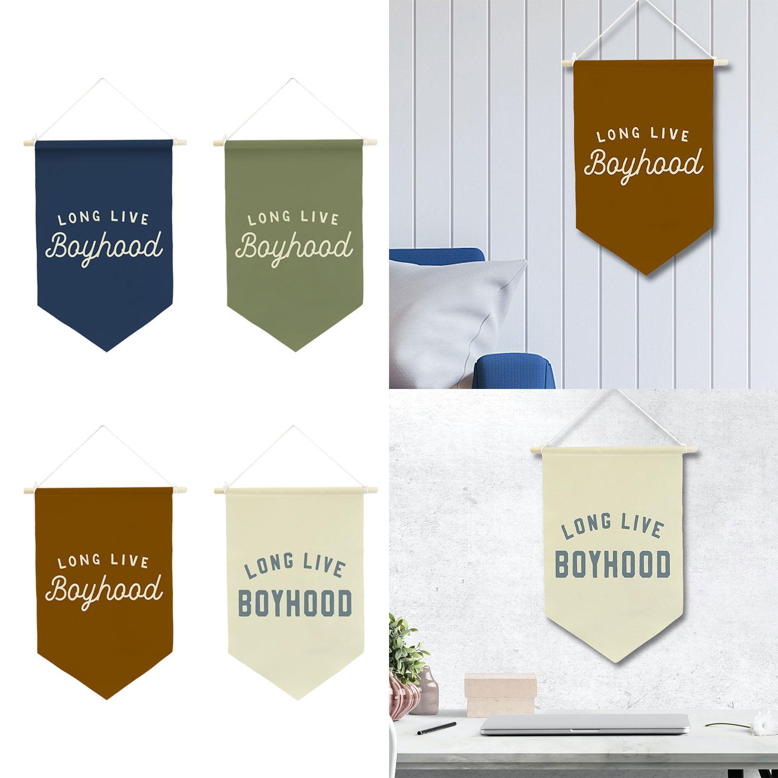 Long Live Boyhood Banner Displ - огляд і ціна Baby Nursery Decor Boy