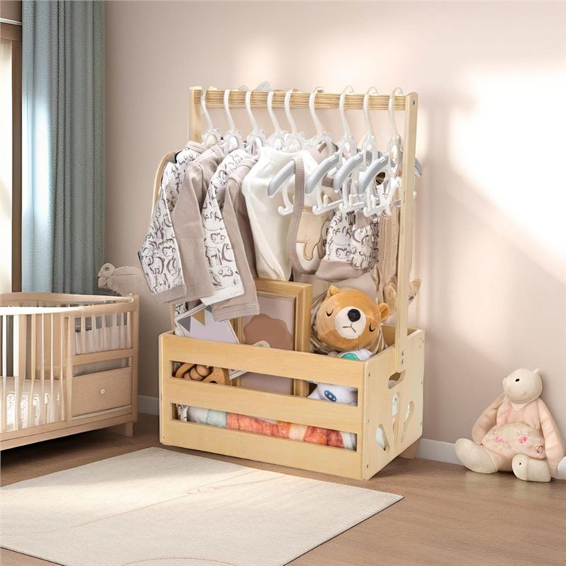 Wooden Baby Shower Gift Basket - огляд і ціна Baby Nursery Hamper