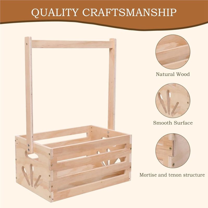 Wooden Baby Shower Gift Basket - огляд і ціна Baby Nursery Hamper