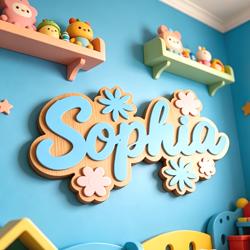 Personalized Floral Themed Nam - огляд і ціна Baby Nursery Decorations