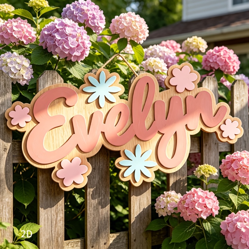 Personalized Floral Themed Nam - огляд і ціна Baby Nursery Decorations