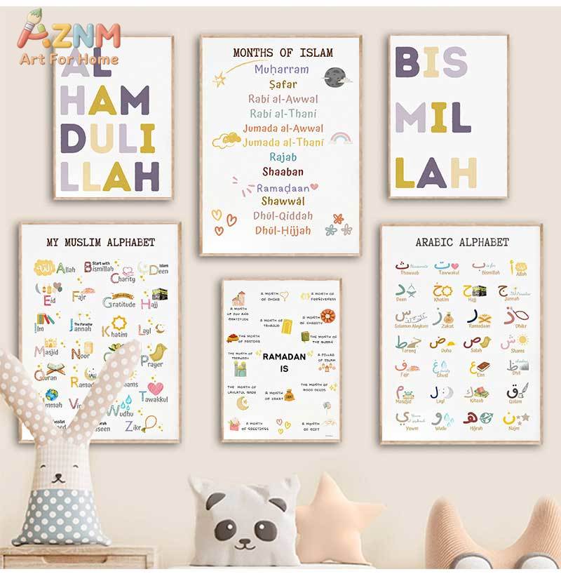 Islam Muslim Prophets Arabic A - огляд і ціна Baby Nursery Art