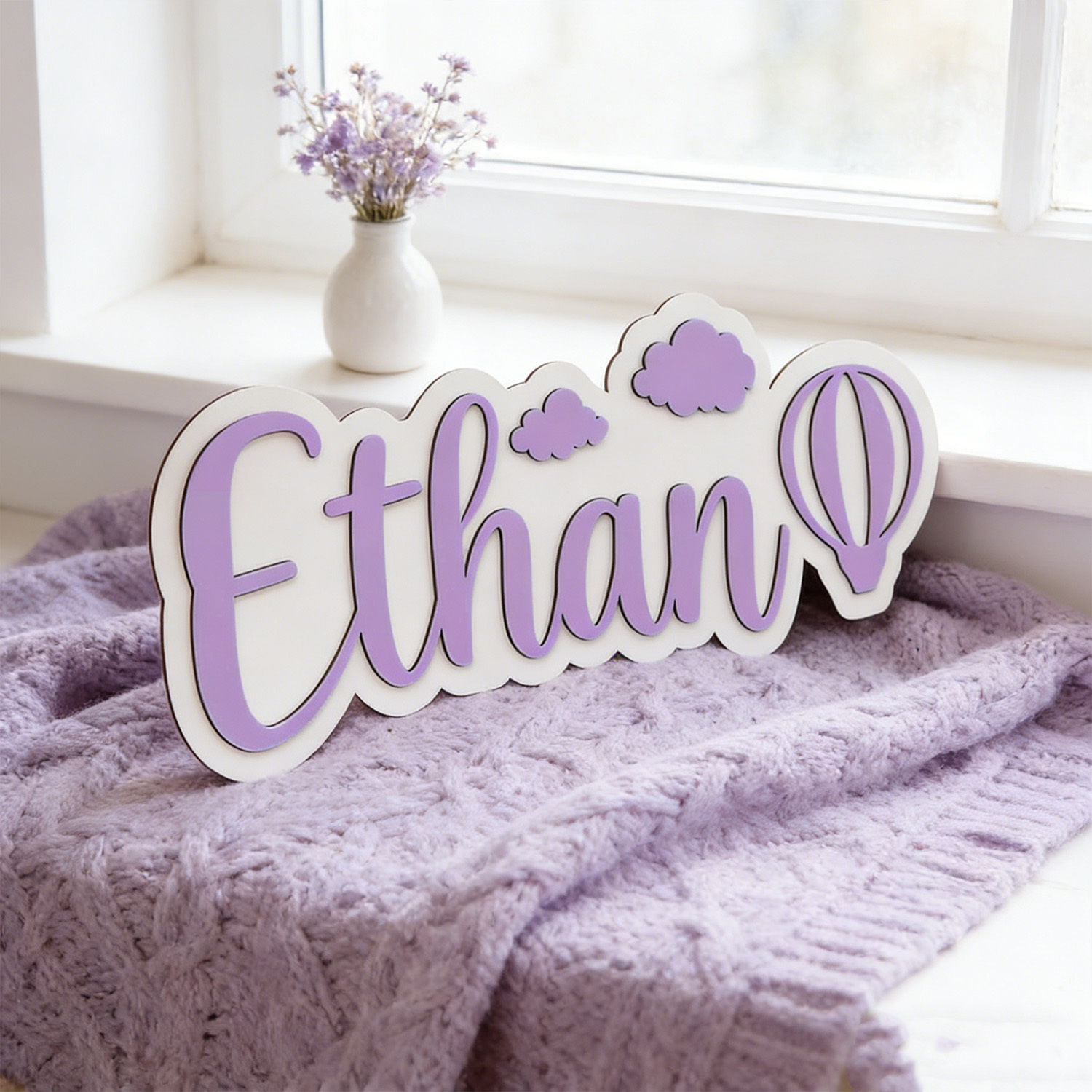 Personalized Hot Air Balloon & - огляд і ціна Baby Nursery Decorations