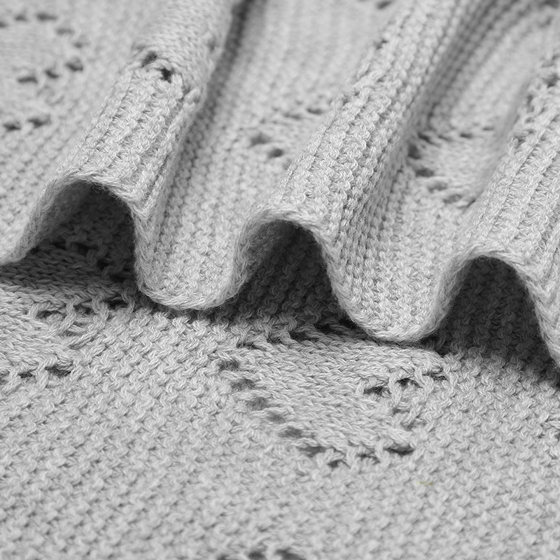 Baby Cotton Blankets Knitted N - огляд і ціна Baby Nursery Crib