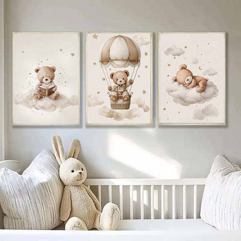 3pcs/set Bohemian Teddy Bear A - огляд і ціна Baby Nursery Decorations