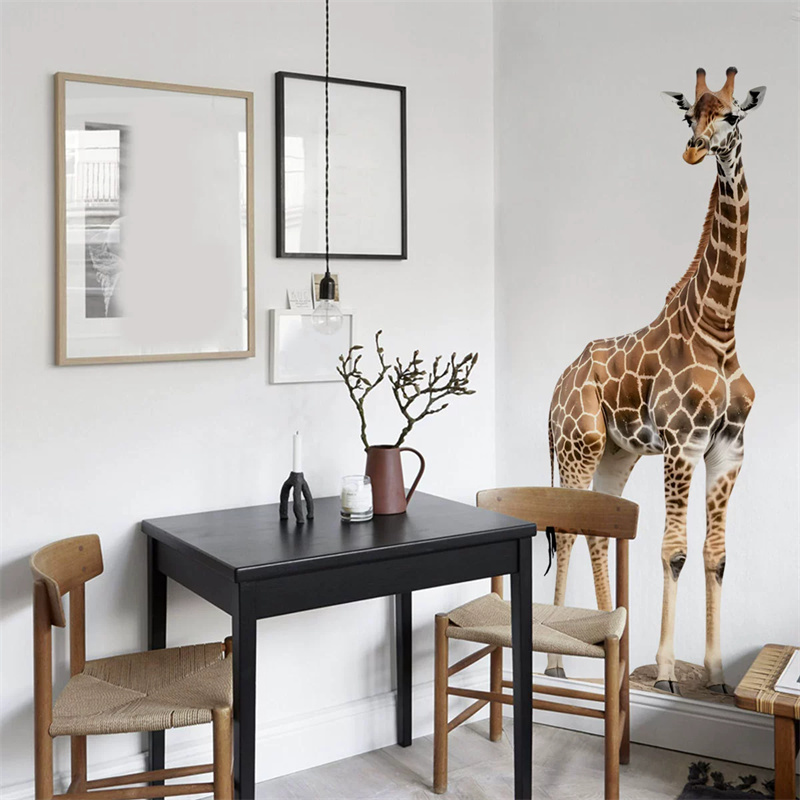 Large Safari Animals Giraffe S - огляд і ціна Baby Nursery Labels