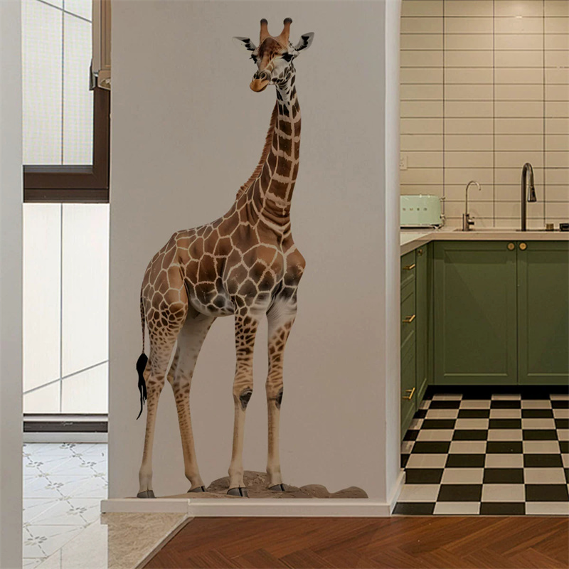 Large Safari Animals Giraffe S - огляд і ціна Baby Nursery Labels