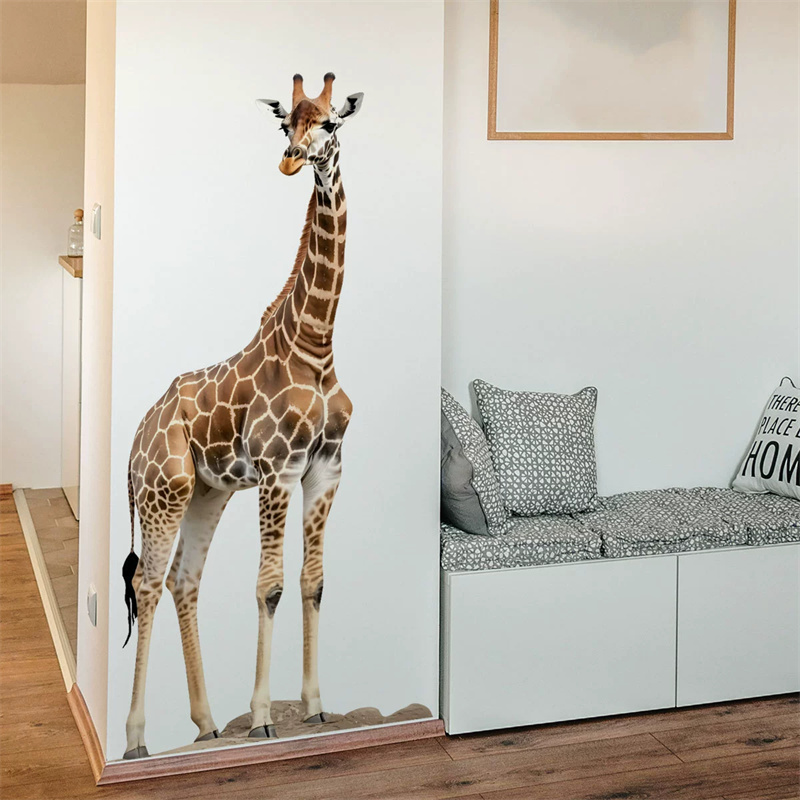 Large Safari Animals Giraffe S - огляд і ціна Baby Nursery Labels